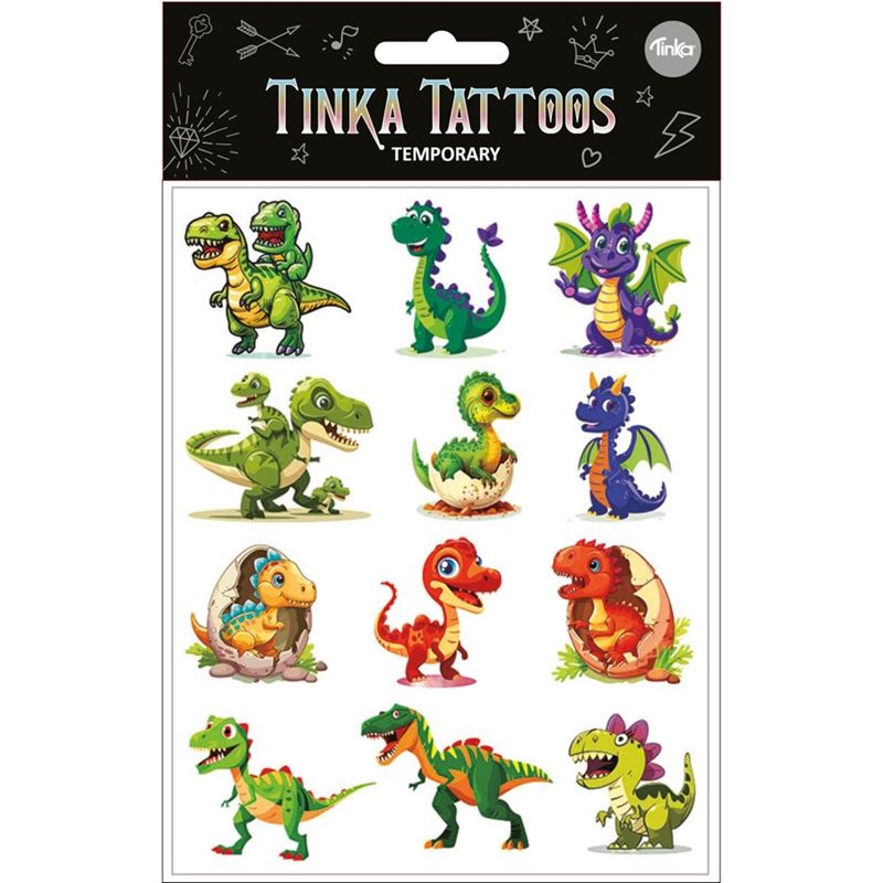 Småplock - Tatuering Dinosaurie