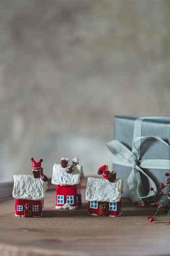 Juldekorationer - Tomtessons Hus 3-pack