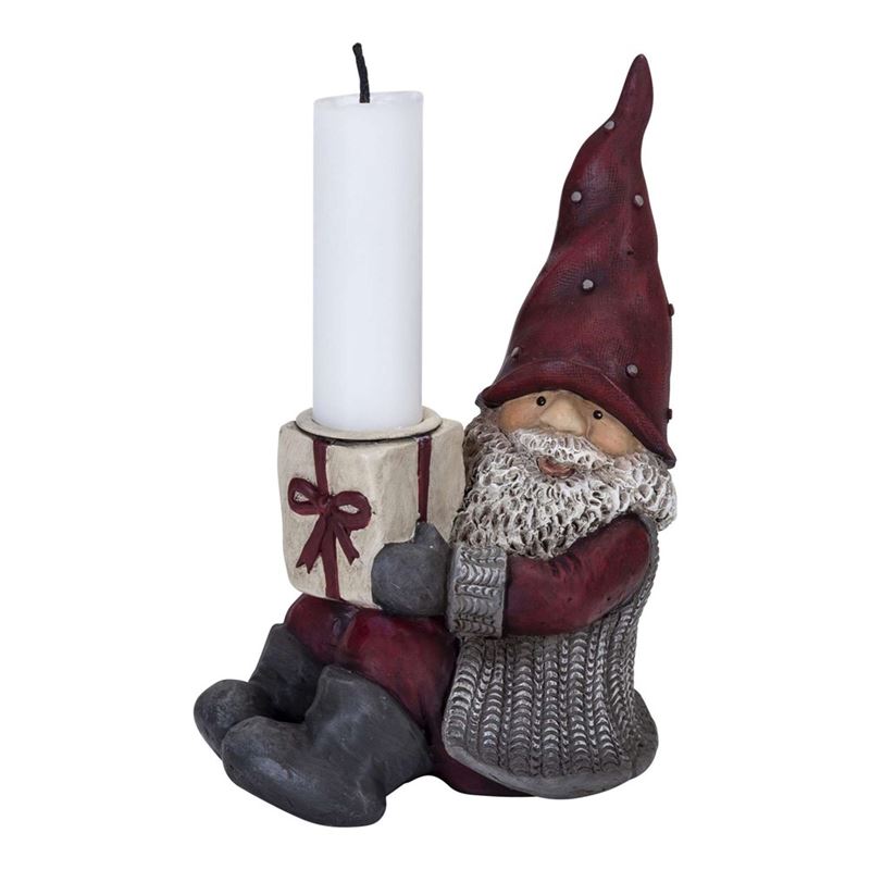 Juldekorationer - Ljusstake Tomten Håkan