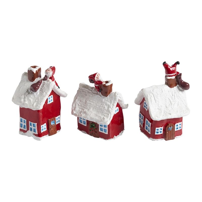 Juldekorationer - Tomtessons Hus 3-pack