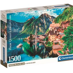 1000 - 3000 - Pussel 1500 Hallstatt