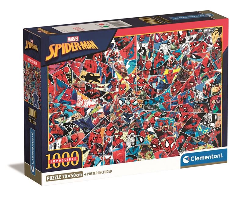 1000 - 3000 - Pussel 1000 Impossible Spider-Man