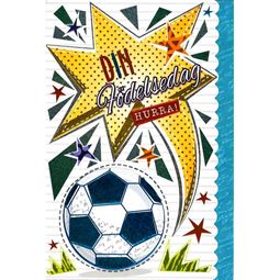 Kort - Kort Din Födelsedag Fotboll