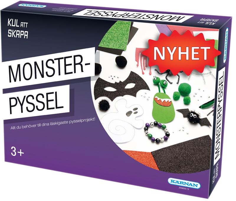 Rita, Måla, Klipp - Skapa Monsterpyssel