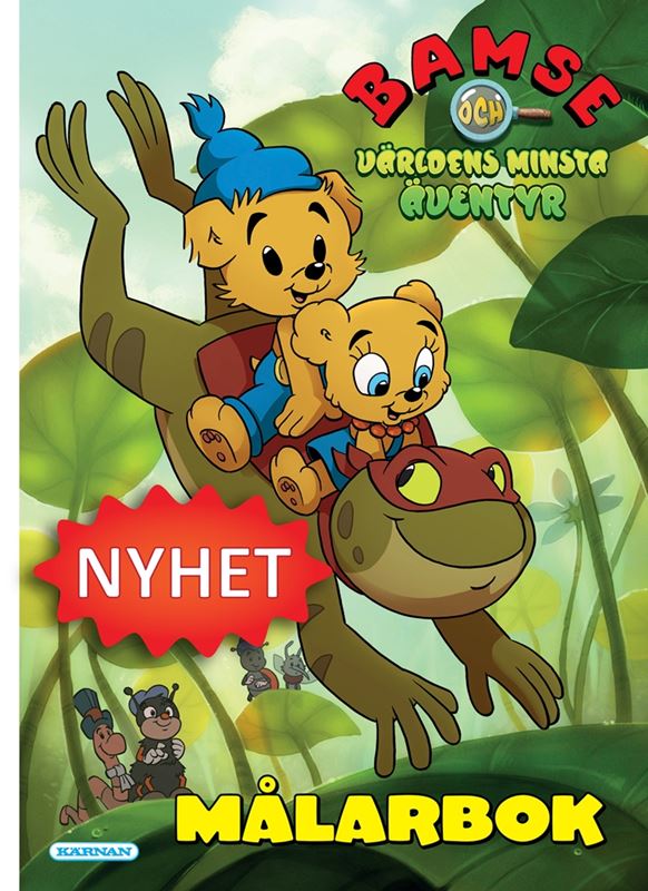 Pyssel/Målarböcker - Målarbok Bamse Minsta äventyr