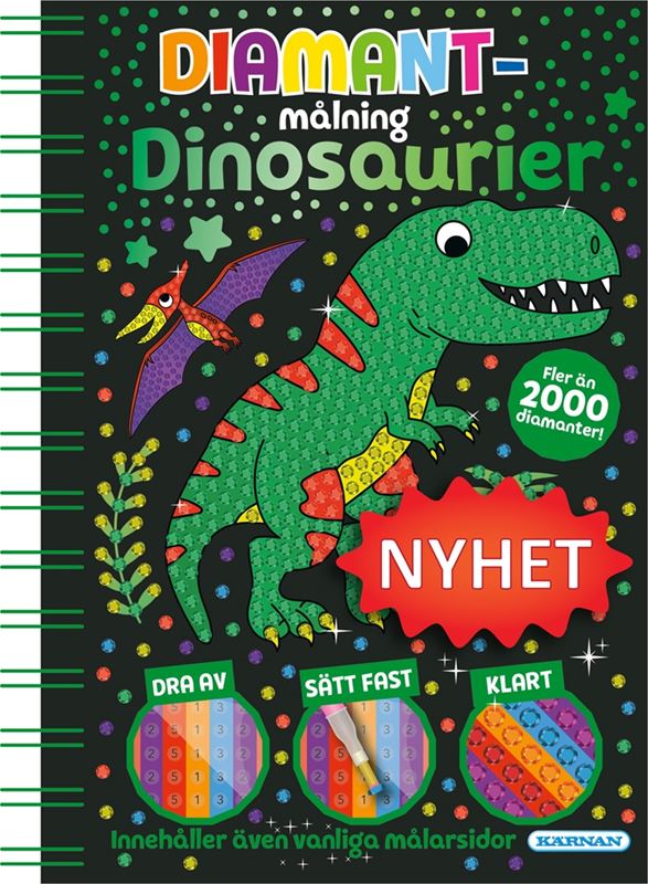Diamond Painting - Diamantmålning Dinosaurier