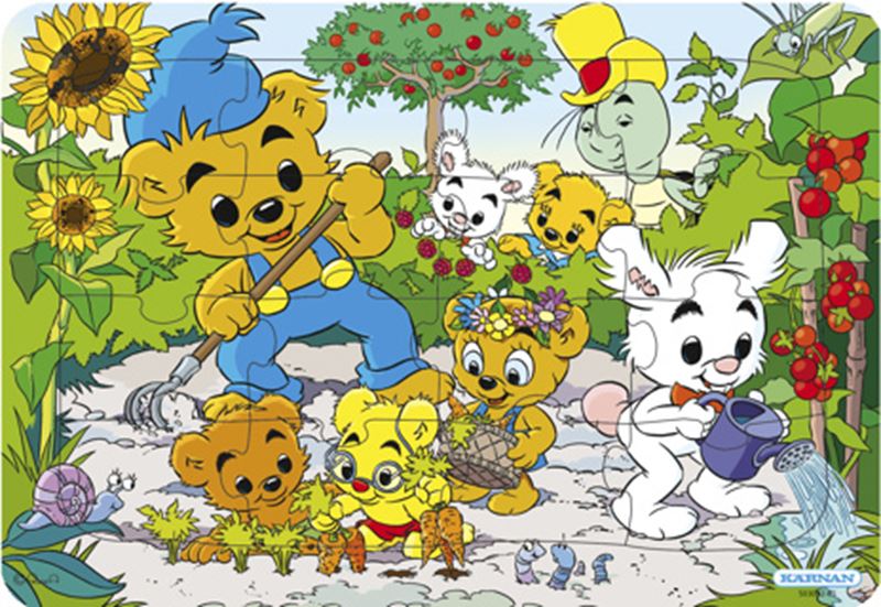 Pussel - Pusselram 16 Bamse