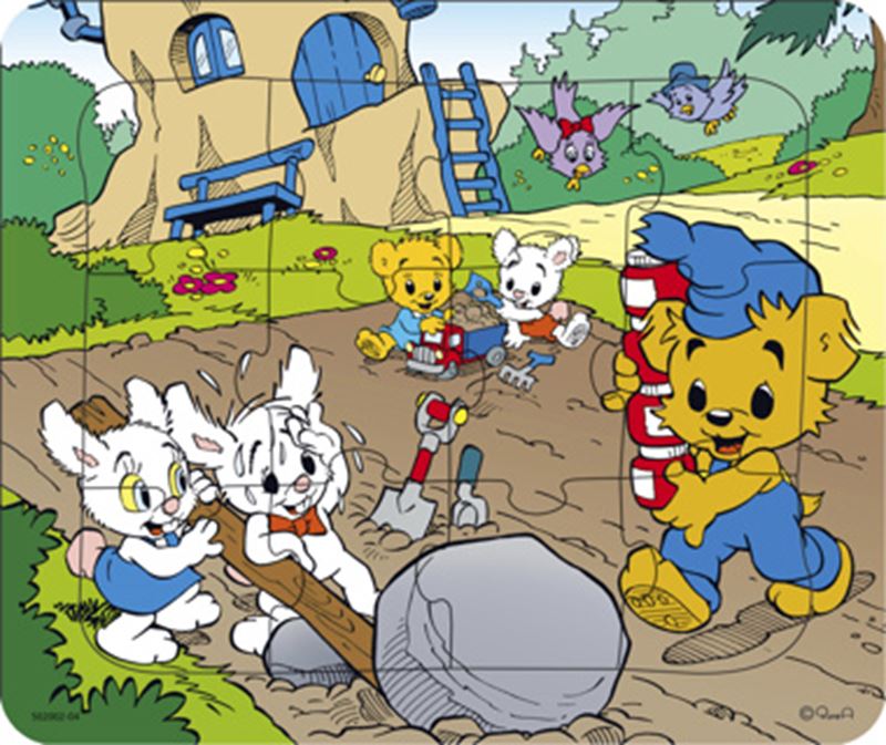 Pussel - Pusselram 12 Bamse