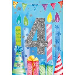 Kort - Grattiskort 4år