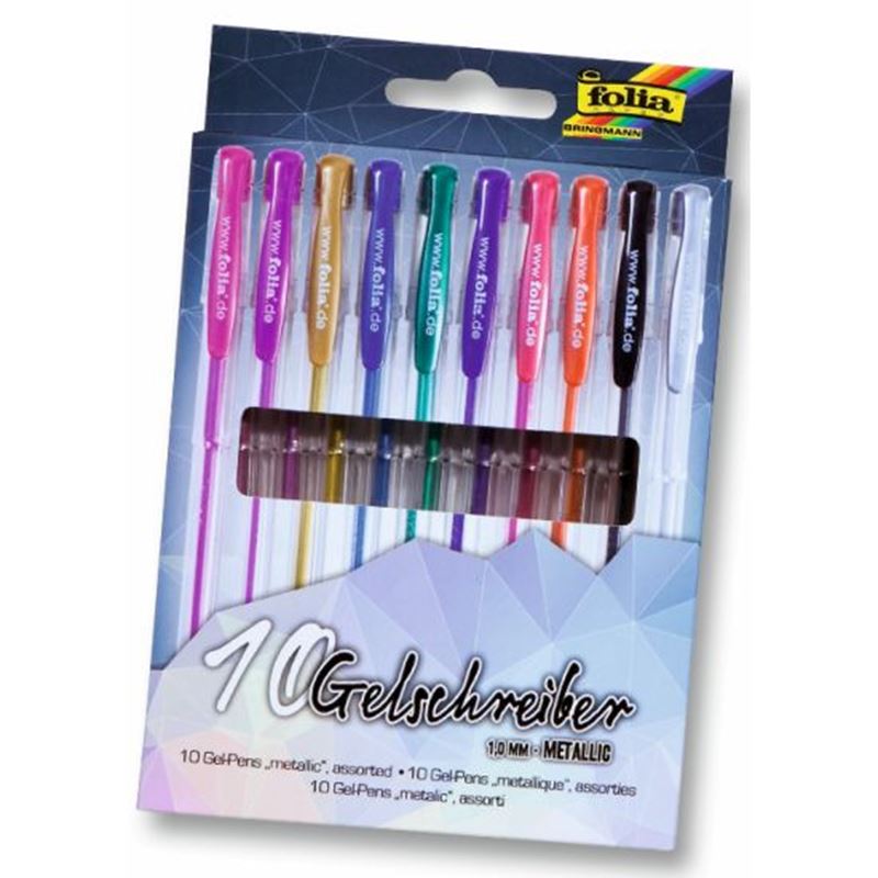 Rita, Måla, Klipp - Gel Pennor 10-pack
