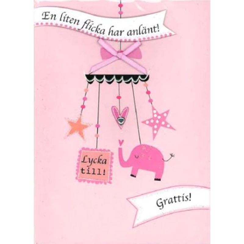 Kort - Kort Grattis till Flickan