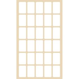 Dekorationer - Stickers Vita Etiketter Små