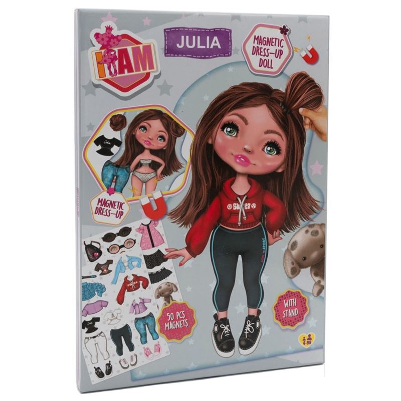 Rita/Måla/Klipp - I Am Magnetdocka Julia