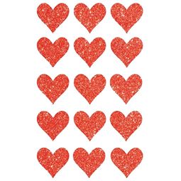 Dekorationer - Stickers Röda Hjärtan
