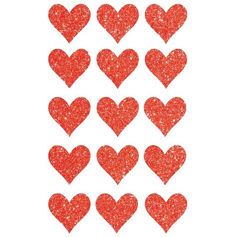 Dekorationer - Stickers Röda Hjärtan