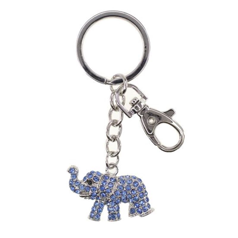 Nyckelringar - Nyckelring Elefant Blå