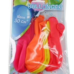 Ballonger - Ballonger Neonfärgade