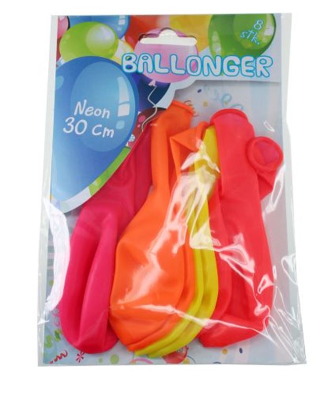 Ballonger - Ballonger Neonfärgade