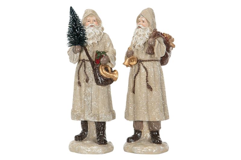 Juldekorationer - Tomte Jute Glitter Mix Poly