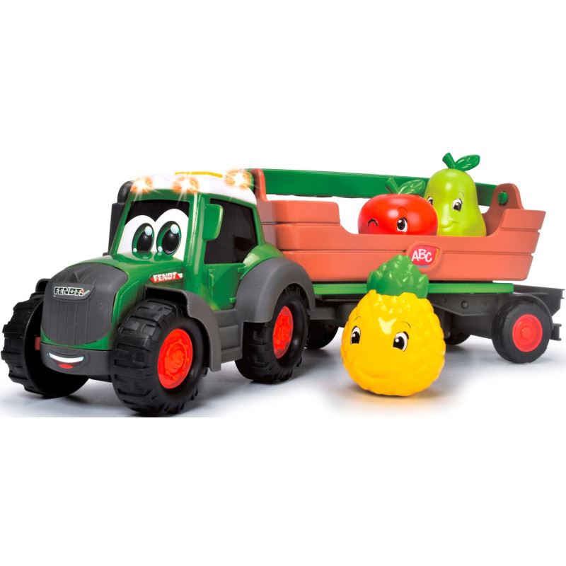 Djur & bilar - Freddy Traktor Med Fruktsläp