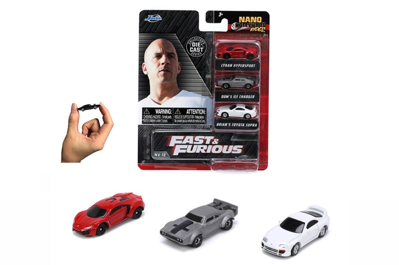 Fordon 3+ - Fast & Furious 3-Pack Nanofordon