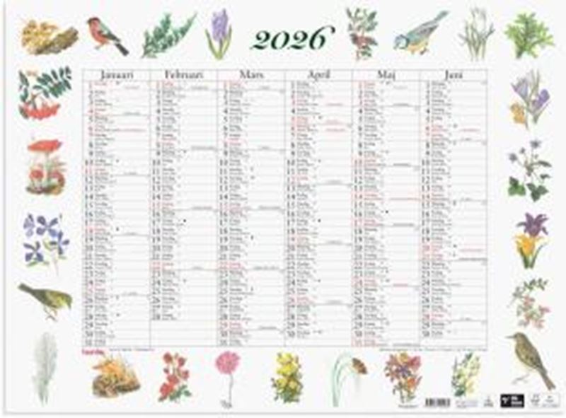 Årsbundet - Stora Naturalmanackan 2026