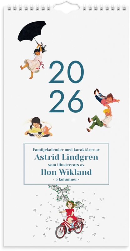 Årsbundet - Familjekalender Ilon Wikland 2026
