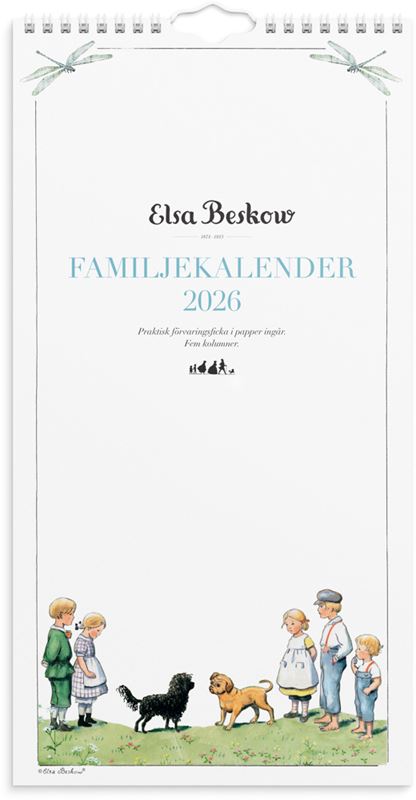 Årsbundet - Familjekalender Elsa Beskow 2026