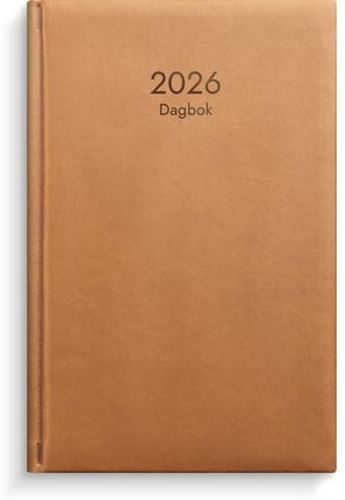 Årsbundet - Dagbok Cognac Konstläder 2026