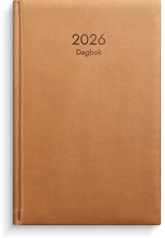 Årsbundet - Dagbok Cognac Konstläder 2026