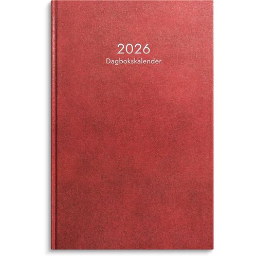 Årsbundet - Dagbokskalender Röd 2026