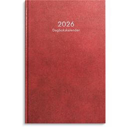 Årsbundet - Dagbokskalender Röd 2026