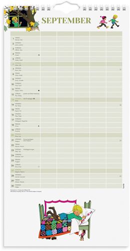 Årsbundet - Familjekalender Ilon Wikland 2026