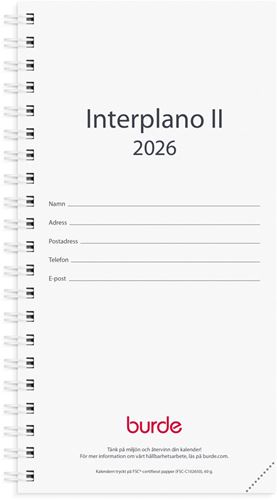 Årsbundet - Interplano II Refill 2026