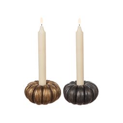 Ljuslyktor - Ljusstake Pumpa i Poly Daim