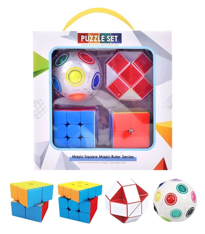 Spel - 4-i-1 Magic Puzzles