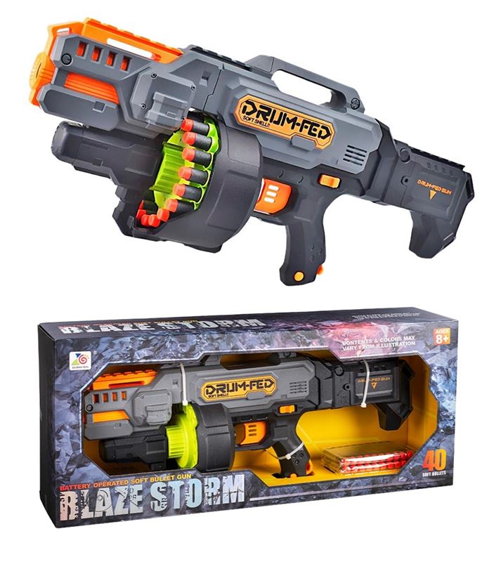 Verktyg/Vapen/Uniformer - Blaze Gun Drum-Fed