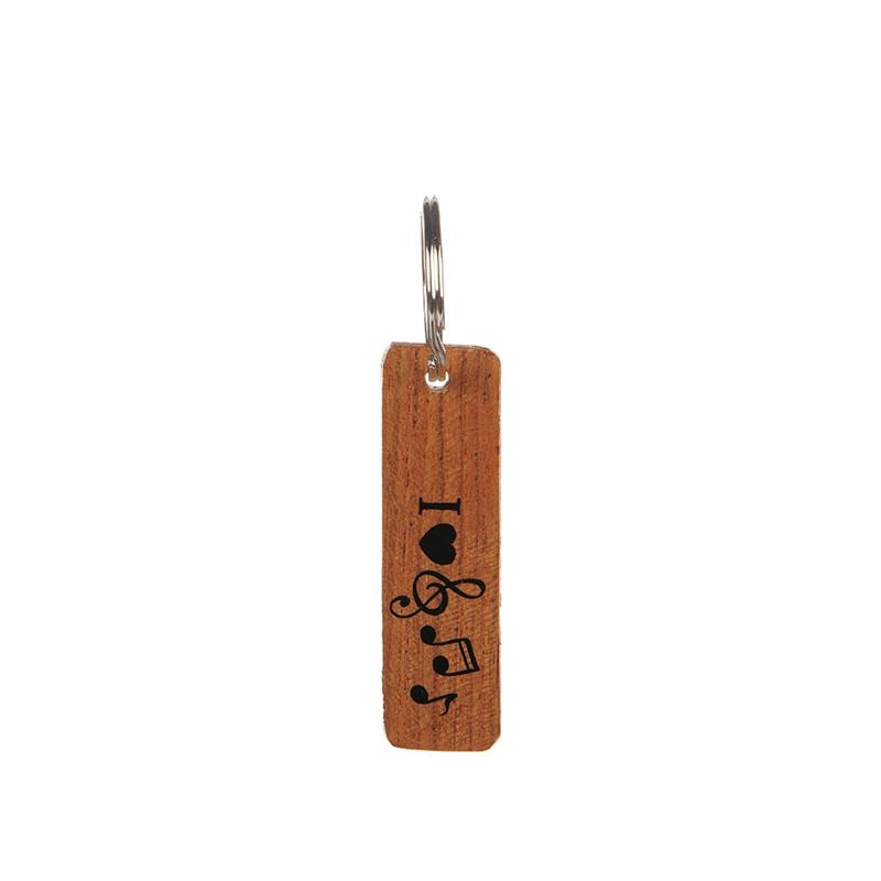 Nyckelringar - Nyckelring Teak Noter