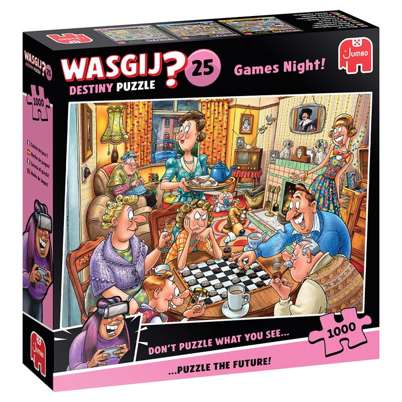 1000 - 3000 - Pussel 1000 Wasgij - Destiny 25 Spelkväll!