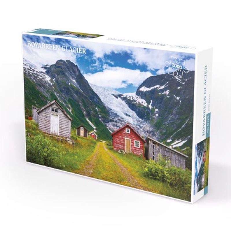 1000 - 3000 - Pussel 1000 Boyabreen-Glaciären