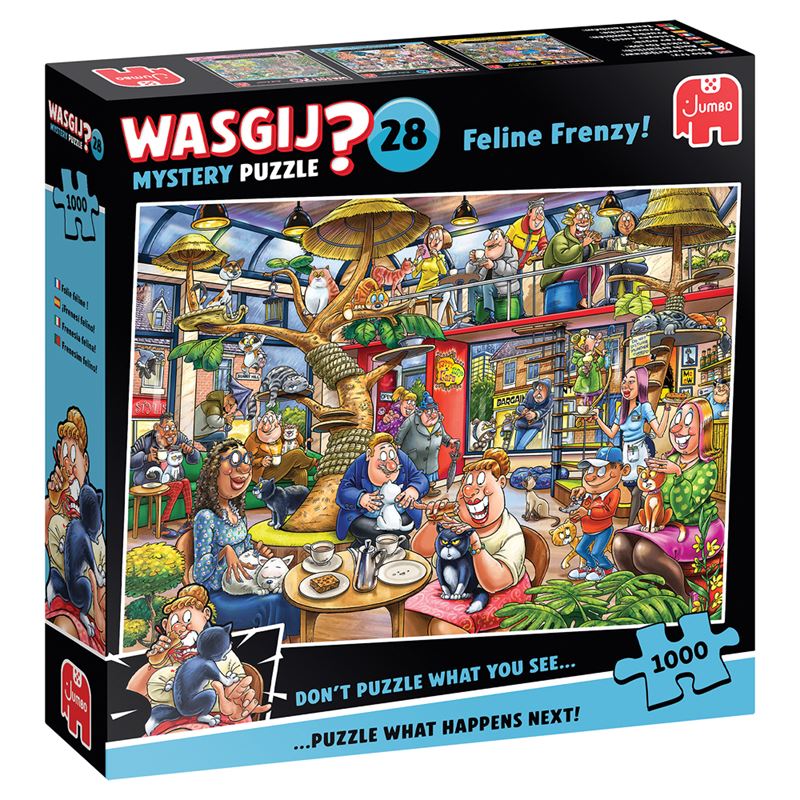1000 - 3000 - Pussel 1000 Wasgij - Mysterium 28 Kattvanvidd!
