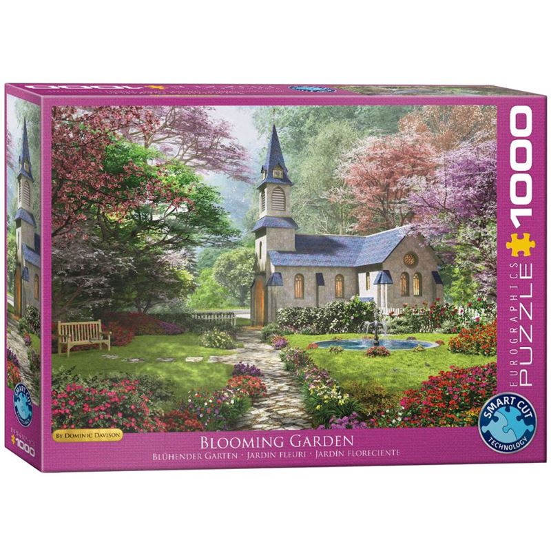 1000 - 3000 - Pussel 1000 Blommande Trädgård