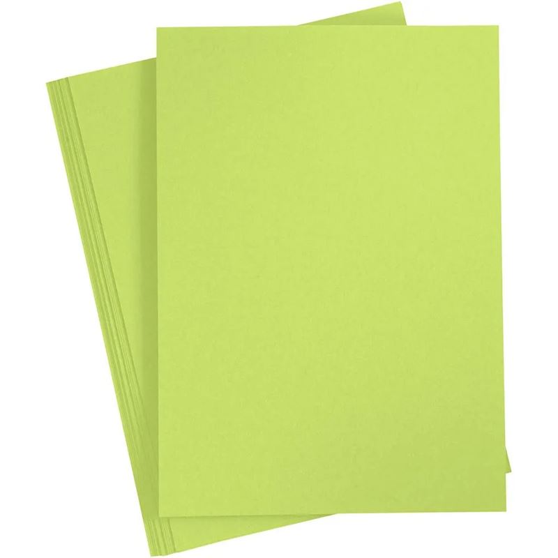 Skyltkartong A4 100g - 200g - A4 180g Ljusgrön