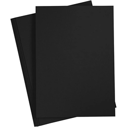Skyltkartong A4 100g - 200g - A4 180g Svart