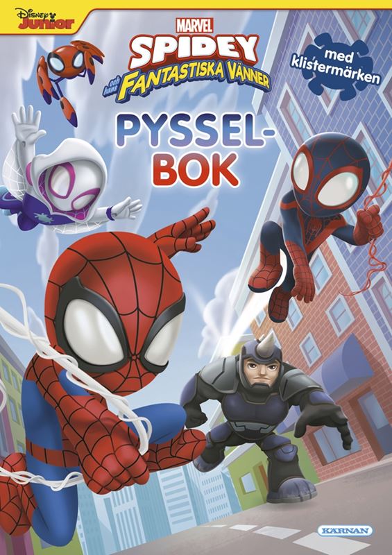 Pyssel/Målarböcker - Pysselbok Spidey och Hans Vänner