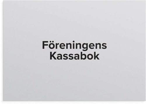 Böcker 6% - Föreningens Kassabok