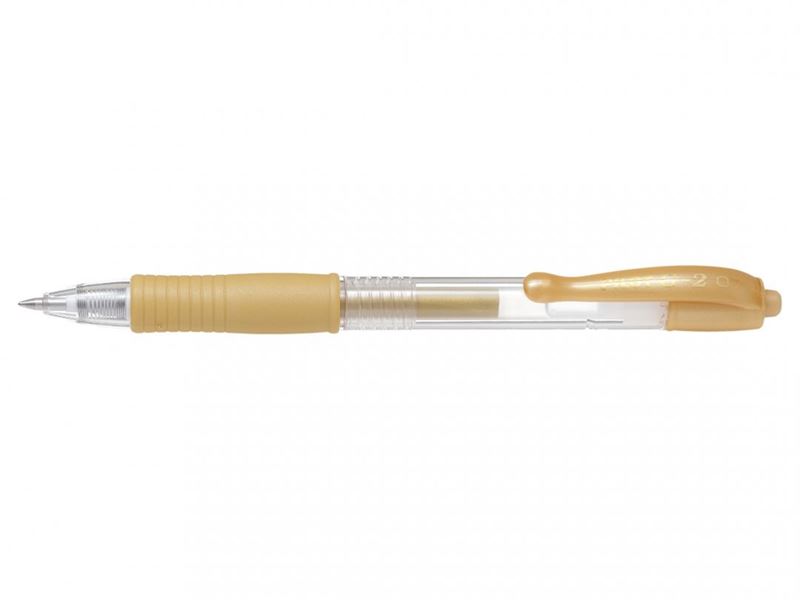 Bläck/Blyerts - Pilot G2 0,7 Metallic Guld