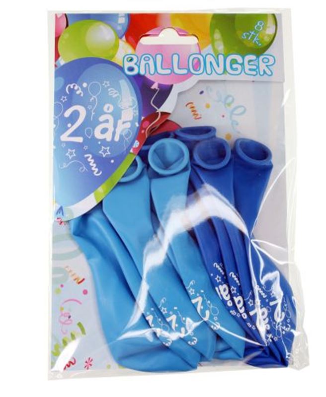 Ballonger - Ballonger 2 år Blå