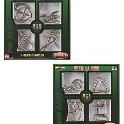 Familjespel - 4-pack IQ Spel Metall