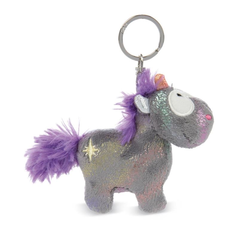 Nyckelringar - Nyckelring Plush Grå Enhörning